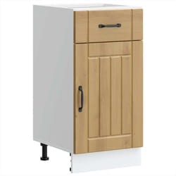 vidaXL Oven Cabinets Kitchen Cabinet Oven Unit 2 pcs Kalmar Engineered Wood - artisan oak, 40 x 46 x 81.5 cm