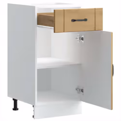 vidaXL Oven Cabinets Kitchen Cabinet Oven Unit 2 pcs Kalmar Engineered Wood - artisan oak, 40 x 46 x 81.5 cm - Additional view 4