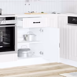 vidaXL Oven Cabinets Kitchen Cabinet Oven Unit 2 pcs Kalmar Engineered Wood - kitchen base cabinet 50 cm
