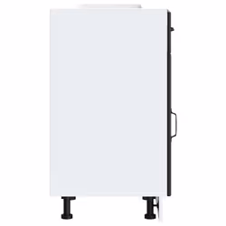 vidaXL Oven Cabinets Kitchen Cabinet Oven Unit 2 pcs Kalmar Engineered Wood - black, 50 x 46 x 81.5 cm - Additional view 5
