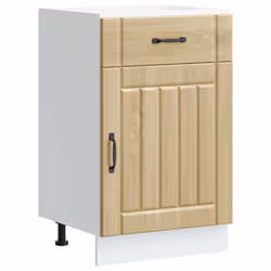 vidaXL Oven Cabinets Kitchen Cabinet Oven Unit 2 pcs Kalmar Engineered Wood - sonoma oak, 50 x 46 x 81.5 cm