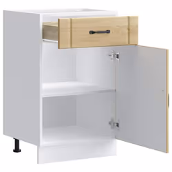 vidaXL Oven Cabinets Kitchen Cabinet Oven Unit 2 pcs Kalmar Engineered Wood - sonoma oak, 50 x 46 x 81.5 cm - Additional view 4