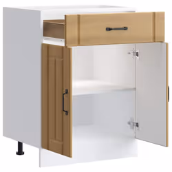 vidaXL Kitchen Base Cabinet Lucca Artisan Oak Engineered Wood - Additional view 6