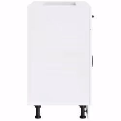 vidaXL Kitchen Base Cabinet Lucca High Gloss White Engineered Wood - Additional view 4