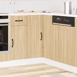 vidaXL Kitchen Corner Base Cabinet Lucca Sonoma Oak Engineered Wood - Additional view 2