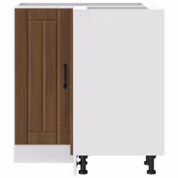 vidaXL Kitchen Corner Base Cabinet Lucca Brown Oak Engineered Wood - Additional view 4