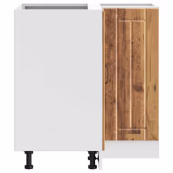 vidaXL Kitchen Corner Base Cabinet Lucca Old Wood Engineered Wood - Additional view 6