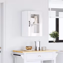 vidaXL Oven Cabinets Kitchen Cabinet Oven Unit 2 pcs Kalmar Engineered Wood - high gloss white, 40 x 31 x 60 cm - Additional view 2