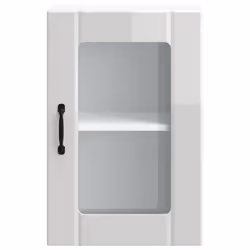 vidaXL Oven Cabinets Kitchen Cabinet Oven Unit 2 pcs Kalmar Engineered Wood - high gloss white, 40 x 31 x 60 cm - Additional view 5