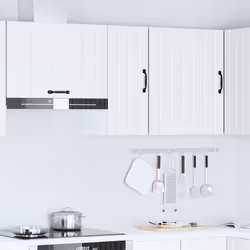vidaXL Oven Cabinets Kitchen Cabinet Oven Unit 2 pcs Kalmar Engineered Wood - wall cabinet 30 cm