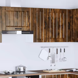 vidaXL Oven Cabinets Kitchen Cabinet Oven Unit 2 pcs Kalmar Engineered Wood - smoked oak, 30 x 31 x 60 cm - Additional view 2