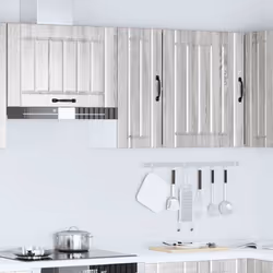vidaXL Oven Cabinets Kitchen Cabinet Oven Unit 2 pcs Kalmar Engineered Wood - grey sonoma, 30 x 31 x 60 cm - Additional view 2