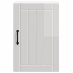 vidaXL Kitchen Wall Cabinet Lucca High Gloss White Engineered Wood - Additional view 4