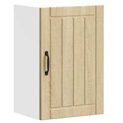 vidaXL Oven Cabinets Kitchen Cabinet Oven Unit 2 pcs Kalmar Engineered Wood - sonoma oak, 1 pcs