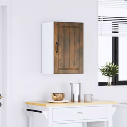 vidaXL Oven Cabinets Kitchen Cabinet Oven Unit 2 pcs Kalmar Engineered Wood - smoked oak, 40 x 31 x 60 cm - Additional view 2