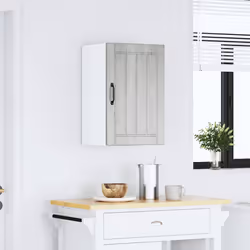 vidaXL Kitchen Wall Cabinet Lucca Grey Sonoma Engineered Wood - Additional view 2
