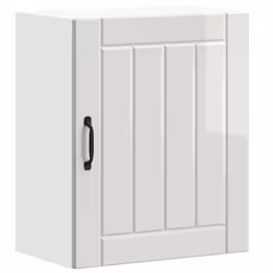 vidaXL Oven Cabinets Kitchen Cabinet Oven Unit 2 pcs Kalmar Engineered Wood - high gloss white, 50 x 31 x 60 cm