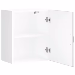 vidaXL Oven Cabinets Kitchen Cabinet Oven Unit 2 pcs Kalmar Engineered Wood - high gloss white, 50 x 31 x 60 cm - Additional view 5