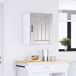vidaXL Oven Cabinets Kitchen Cabinet Oven Unit 2 pcs Kalmar Engineered Wood - concrete grey, 50 x 31 x 60 cm - Additional view 2