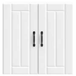 60 cm) vidaXL Oven Cabinets Kitchen Cabinet Oven Unit 2 pcs Kalmar Engineered Wood - wall cabinet (2 doors - Additional view 4