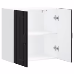 vidaXL Oven Cabinets Kitchen Cabinet Oven Unit 2 pcs Kalmar Engineered Wood - black, 60 x 31 x 60 cm - Additional view 5