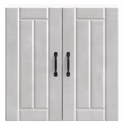 vidaXL Oven Cabinets Kitchen Cabinet Oven Unit 2 pcs Kalmar Engineered Wood - concrete grey, 60 x 31 x 60 cm - Additional view 4