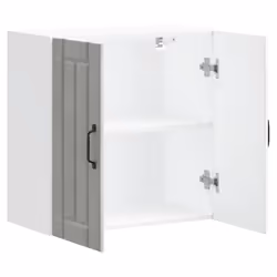 vidaXL Oven Cabinets Kitchen Cabinet Oven Unit 2 pcs Kalmar Engineered Wood - concrete grey, 60 x 31 x 60 cm - Additional view 5