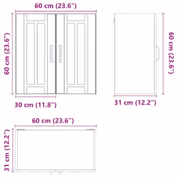 VidaXL 853826 kitchen/dining storage cabinet
