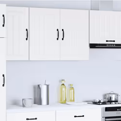 vidaXL Oven Cabinets Kitchen Cabinet Oven Unit 2 pcs Kalmar Engineered Wood - wall cabinet 80 cm