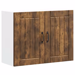 vidaXL Kitchen Wall Cabinet Lucca Smoked Oak Engineered Wood kitchen wall unit