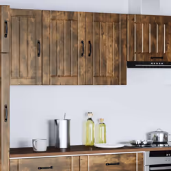 vidaXL Kitchen Wall Cabinet Lucca Smoked Oak Engineered Wood kitchen wall unit