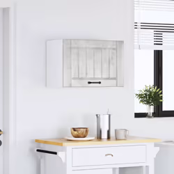 vidaXL Oven Cabinets Kitchen Cabinet Oven Unit 2 pcs Kalmar Engineered Wood - concrete grey, 60 x 31 x 40 cm - Additional view 2