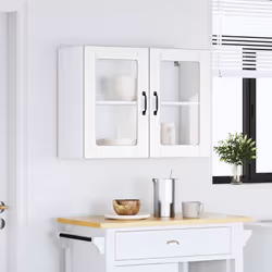 vidaXL Oven Cabinets Kitchen Cabinet Oven Unit 2 pcs Kalmar Engineered Wood - wall glass cabinet 80 cm - Additional view 2