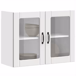 vidaXL Oven Cabinets Kitchen Cabinet Oven Unit 2 pcs Kalmar Engineered Wood - wall glass cabinet 80 cm - Additional view 4