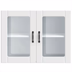 vidaXL Oven Cabinets Kitchen Cabinet Oven Unit 2 pcs Kalmar Engineered Wood - wall glass cabinet 80 cm - Additional view 5