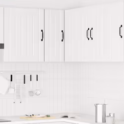 vidaXL Oven Cabinets Kitchen Cabinet Oven Unit 2 pcs Kalmar Engineered Wood - wall corner cabinet 57 cm - Additional view 2
