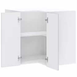 vidaXL Kitchen Wall Corner Cabinet Lucca Concrete Grey Engineered Wood - Additional view 4