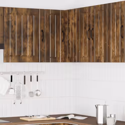 vidaXL Oven Cabinets Kitchen Cabinet Oven Unit 2 pcs Kalmar Engineered Wood - smoked oak, 57 x 57 x 60 cm - Additional view 2
