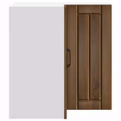 vidaXL Oven Cabinets Kitchen Cabinet Oven Unit 2 pcs Kalmar Engineered Wood - brown oak, 57 x 57 x 60 cm - Additional view 5