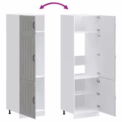 vidaXL Kitchen Cupboard Lucca Concrete Grey Engineered Wood - Additional view 6