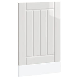 vidaXL Oven Cabinets Kitchen Cabinet Oven Unit 2 pcs Kalmar Engineered Wood - high gloss white, 45 x 1.5 x 67 cm
