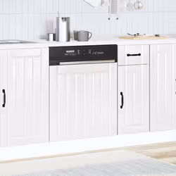 vidaXL Oven Cabinets Kitchen Cabinet Oven Unit 2 pcs Kalmar Engineered Wood - high gloss white, 60 x 1.5 x 67 cm - Additional view 2