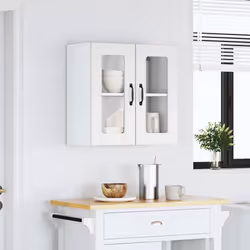 vidaXL Oven Cabinets Kitchen Cabinet Oven Unit 2 pcs Kalmar Engineered Wood - wall glass cabinet 60 cm - Additional view 2
