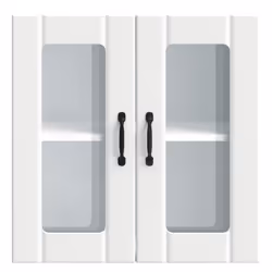 vidaXL Oven Cabinets Kitchen Cabinet Oven Unit 2 pcs Kalmar Engineered Wood - wall glass cabinet 60 cm - Additional view 5