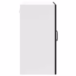 vidaXL Kitchen Wall Cabinet with Glass Door Lucca Black Engineered Wood - Additional view 7