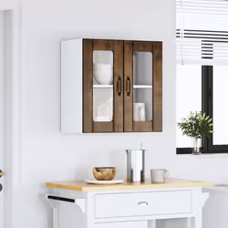 vidaXL Oven Cabinets Kitchen Cabinet Oven Unit 2 pcs Kalmar Engineered Wood - smoked oak, 60 x 31 x 60 cm - Additional view 2