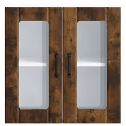 vidaXL Oven Cabinets Kitchen Cabinet Oven Unit 2 pcs Kalmar Engineered Wood - smoked oak, 60 x 31 x 60 cm - Additional view 5