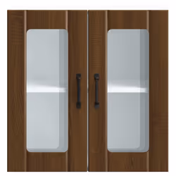 vidaXL Oven Cabinets Kitchen Cabinet Oven Unit 2 pcs Kalmar Engineered Wood - brown oak, 60 x 31 x 60 cm - Additional view 5