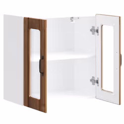 vidaXL Oven Cabinets Kitchen Cabinet Oven Unit 2 pcs Kalmar Engineered Wood - old wood, 60 x 31 x 60 cm - Additional view 6