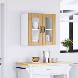 vidaXL Oven Cabinets Kitchen Cabinet Oven Unit 2 pcs Kalmar Engineered Wood - artisan oak, 60 x 31 x 60 cm - Additional view 2